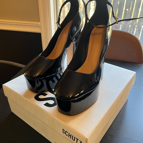 Schutz Renee Black Mary Jane Heel - Picture 7 of 8